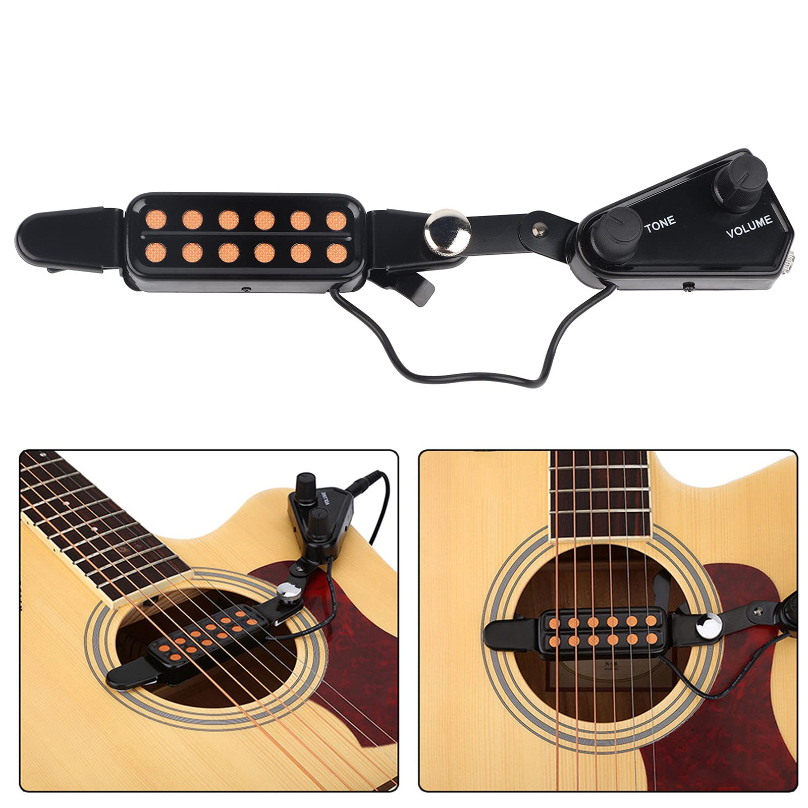 Guitar sound hole pick up